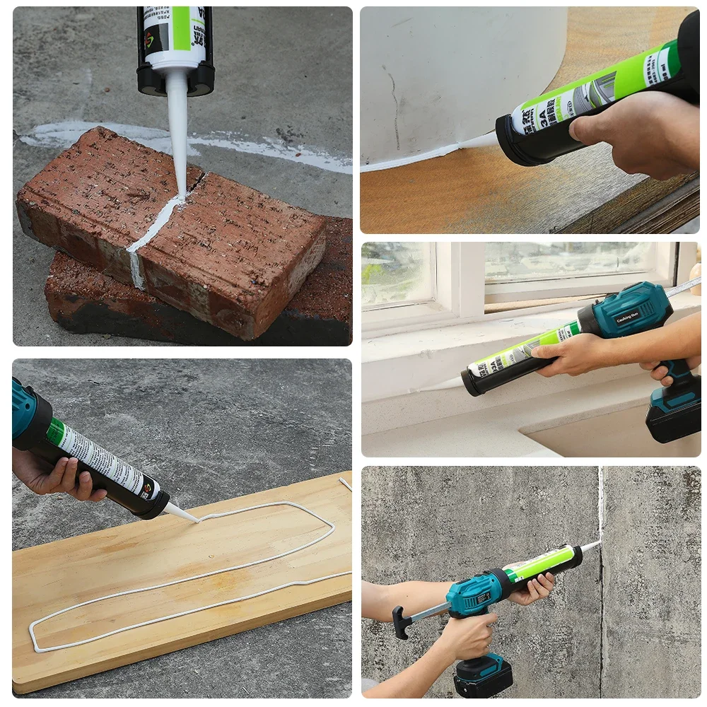 Makita 18V LED 6‑Speed Cordless Glass Caulking Gun - Drills & Drivers - <p>The Makita 18V LED 6‑Speed Cordless Glass Caulking Gun offers a powerful, bat...