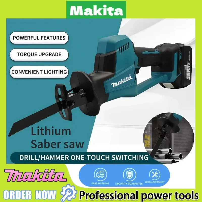 Makita DJR189 18V Cordless Brushless Reciprocating Saw - Saws - <p>The Makita DJR189 is a premium 18V cordless reciprocating saw that delivers b...