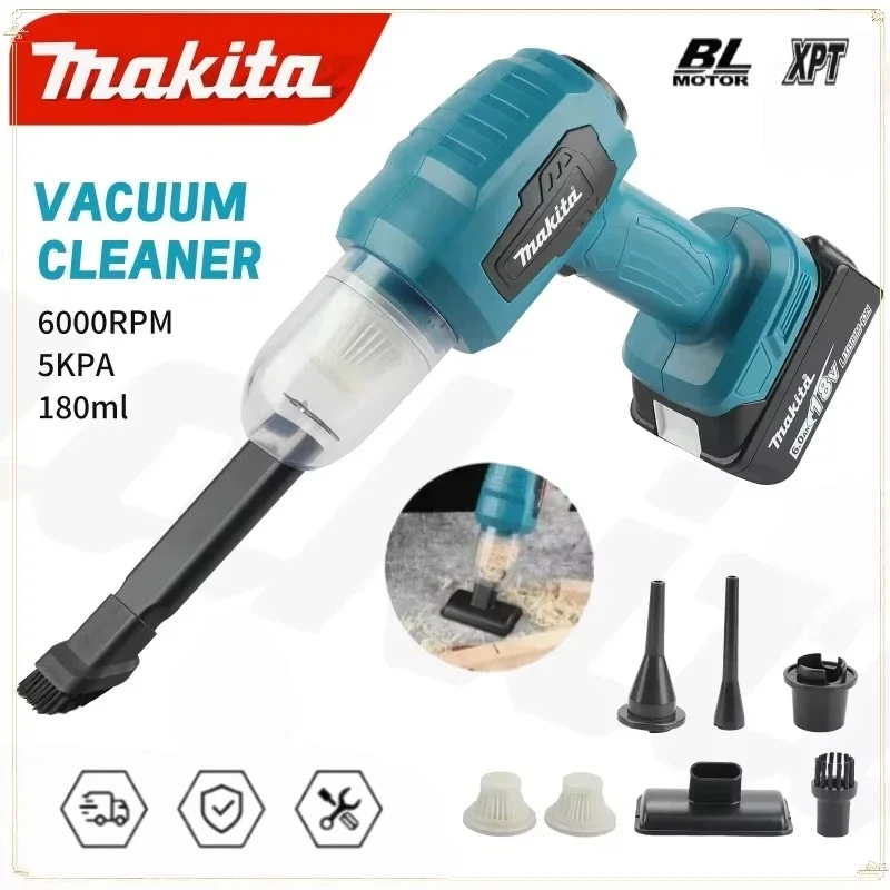 Makita Strong Suction Handheld Car Vacuum – Dual Blow/Suck Function - Outdoor & Garden - <p>The Makita Strong Suction Handheld Car Vacuum delivers powerful pickup for ev...