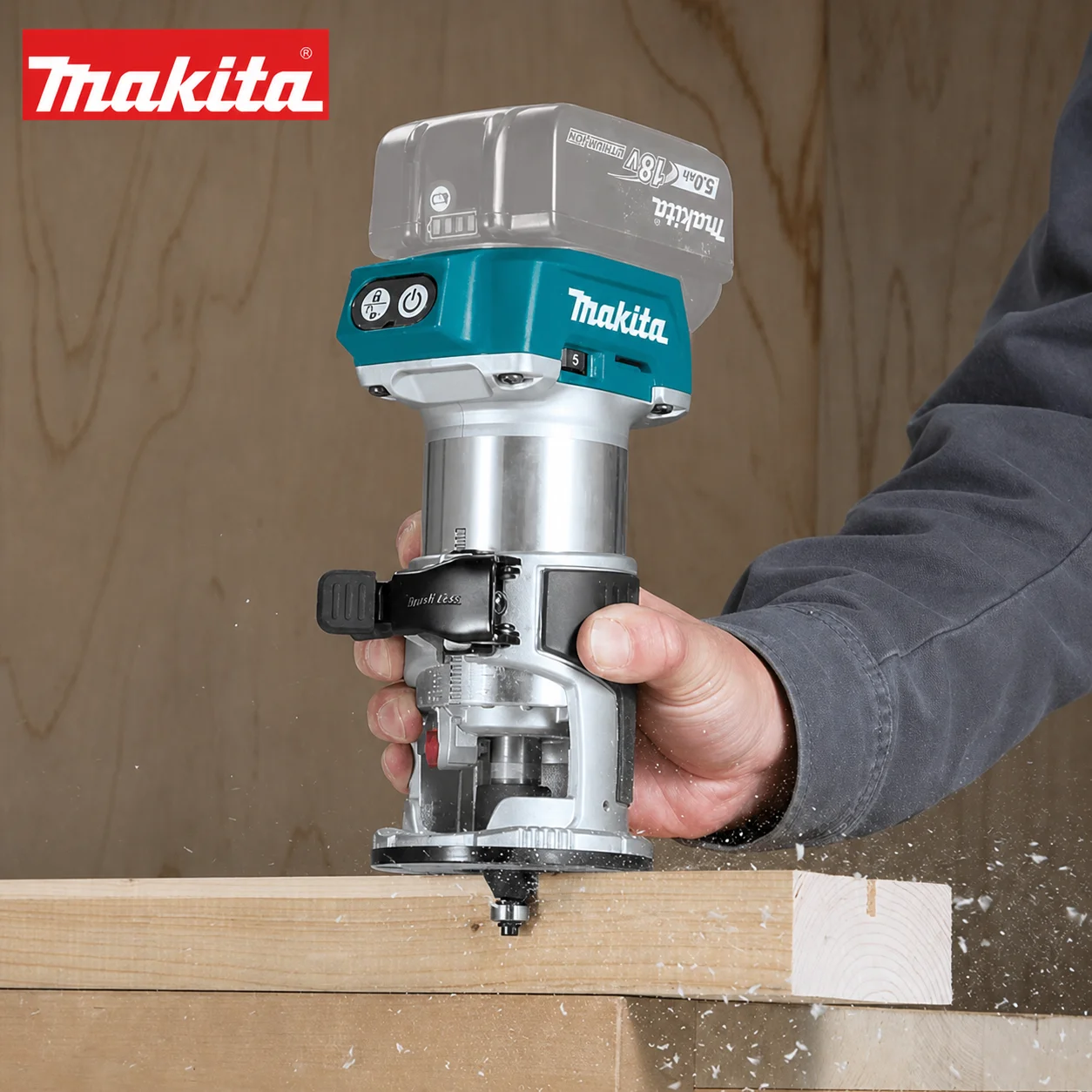Makita DRT50 18V LXT Lithium-Ion Brushless Cordless Flush Machine Compact Router With Accessories - Drills & Drivers - <h2> <strong>From The Brand</strong></h2><p>   </p><h3>Makita U.S.A., Inc.</h3><...